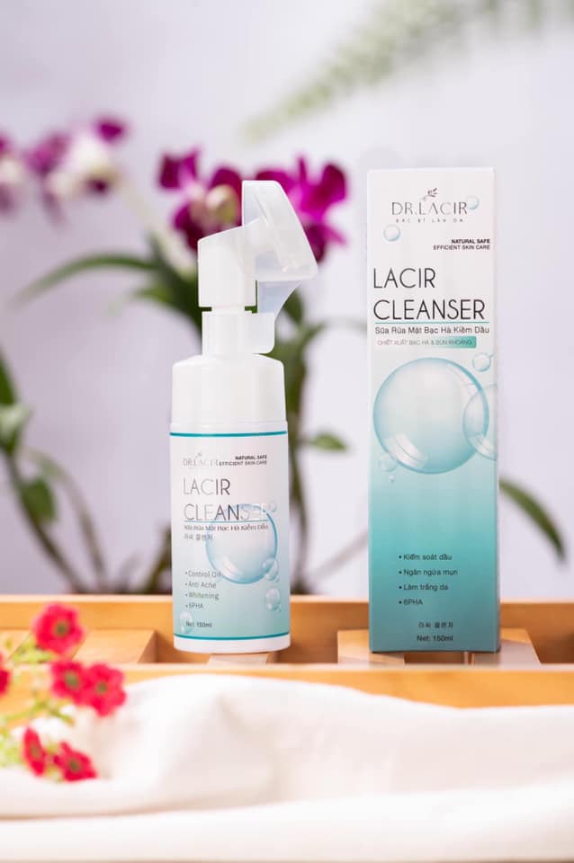 Sữa Rửa Mặt Bạc Hà Kiềm Dầu Dr Lacir – Lacir Cleanser